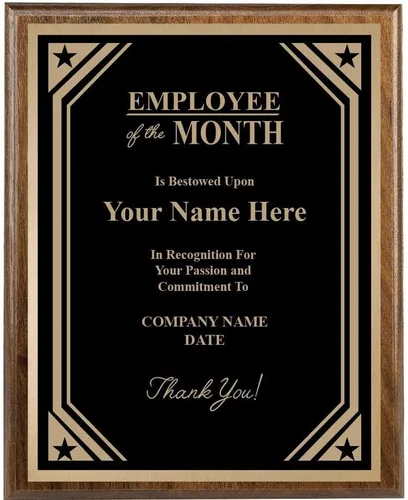 Vista 8 de Crown Awards 8x10 Personalized Recognition Plaque Trophy Award Varios
