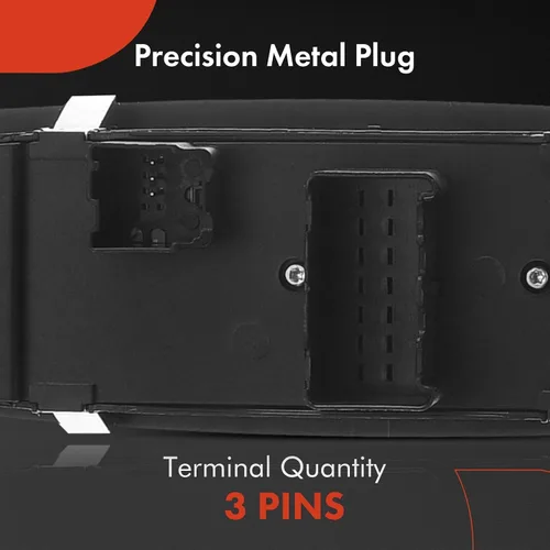 Vista 6 de A-Premium Master - Interruptor eléctrico de ventana compatible con Chrysler Town & Country y Dodge Grand Caravan 2008-2009, sin función automática