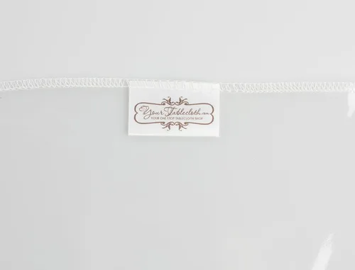 Vista 3 de Yourtablecloth Mantel redondo ajustable de vinilo transparente resistente (funda de mesa), mantel elástico ideal para proteger tus mesas finas