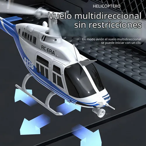 Vista 7 de C138 206 Helicóptero controlado a distancia Avión Drone RC Heli Single Rotor Sin Ailerons 6CH 6-Axis Giroscopio Altitude Hovering W/Localización
