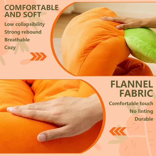 Vista 11 de Cama de conejo de 25.6 x 13.8 pulgadas, ropa de cama gruesa