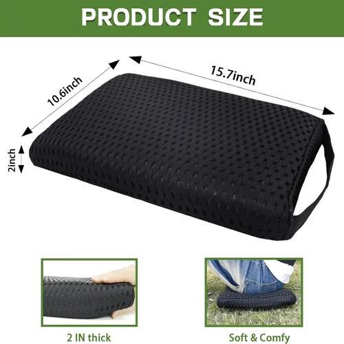 Vista 6 de Esme L&H Stadium Seat Cushions, 3D Mesh Fabric Bleacher Cushion, Portable Stadium Seat Cushion for Bleachers