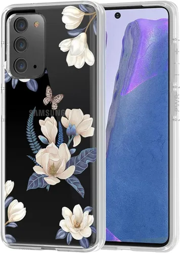 Vista 4 de Funda para Galaxy Note 20 5G, transparente, delgada, a prueba de golpes, suave goma de poliuretano termoplástico, cubierta protectora para teléfono