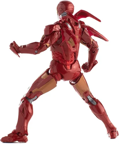 Vista 3 de Marvel Estudios: Los primeros diez años The Avengers Iron Man Mark VII Marvel Legends Studios Figura de acción de 6 pulgadas serie 10 aniversario