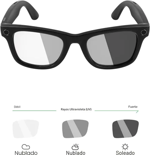 Vista 2 de Mryok Lentes de repuesto para Ray-Ban Meta RW4008 de 2.087 in / Gen 2 Adapt Gris Fotocrómico