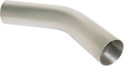 Vista 4 de 2 Piezas Tubos de Escape de 2.5" DE 45 Grados, Codo Curvado de Mandril de 45°, Acero Inoxidable, Tubo de Codo de Escape de 2.5 pulgadas para Sistema
