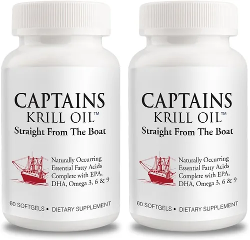Vista 8 de Captains Pure Aceite de Krill Antártico TinyGels 1 botella, 60 cápsulas