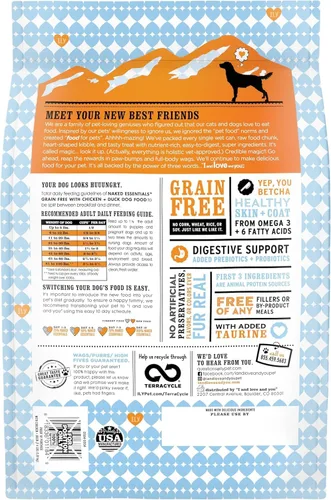 Vista 5 de I And Love And You" Naked Essentials - Alimento para perros: cordero y bisonte + pollo y pato