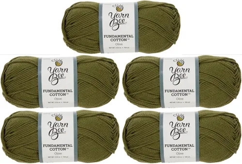 Vista 20 de Hilo Bee 4 - Mediano – Rollo Suave – 164 Yardas de Hilo de Algodón Mercerizado para Tejer Mantas, Sombreros y Más – Suministros para Artesanías