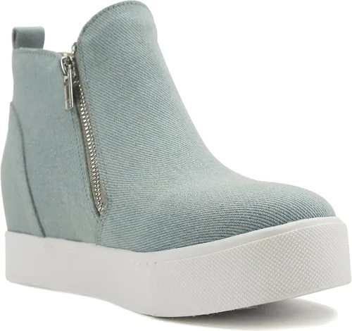 Vista 2 de Botas Soda Taylor de plataforma oculta con cremallera lateral