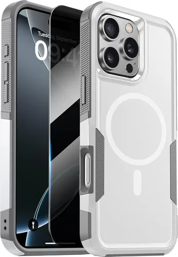 Vista 11 de Diaclara Funda diseñada para iPhone 12/iPhone 12 Pro, [con protector de pantalla de privacidad] [antiespía]