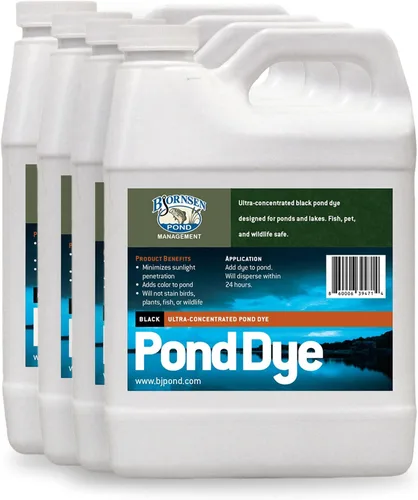 Vista 9 de Tinte negro ultraconcentrado para estanque - 1 cuarto de galón Líquido (paquete de 2 cuartos de galón) Liquid pond dye, enhances water