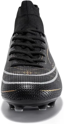 Vista 5 de breooes Botines de fútbol para hombre, botas de fútbol profesional, para entrenamiento, para exteriores, deportes de interior, atléticos, para niño