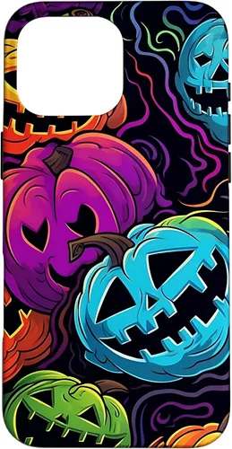 Vista 18 de Funda para iPhone 11 Pro Max Halloween Scary Pumpkin Graffiti