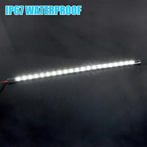 Vista 4 de GraceYou - Kit de luces LED para debajo del capó, impermeable, 12 V, luces LED para automóvil, barras, capó de automóvil, luces de inspección
