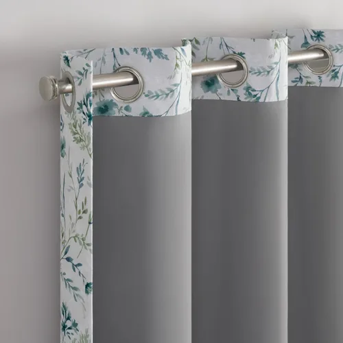 Vista 8 de Eclipse Dutchess Botanical - Cortinas 100% opacas con ojales, cortinas de ventana con aislamiento térmico para sala de estar, dormitorio o sala