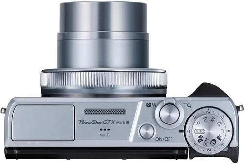 Vista 8 de Canon PowerShot G7 X Mark III - Cámara digital (plateado) con tarjeta de memoria de 64 GB, trípode flexible de 12 pulgadas, lector de tarjetas