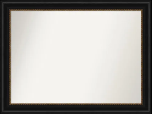 Vista 82 de Amanti Art Espejo personalizado, gran espejo de baño estrecho, espejo de pared o espejo de tocador de baño sobre el fregadero (24 x 24 pulgadas)
