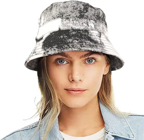 Vista 24 de Sombrero de pescador de algodón lavado de lona para mujer, estilo pescador, verano, playa, sol