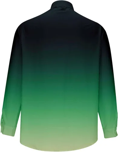 Vista 5 de Men's Gradient Shirts Aztec Print Sweatshirt Long Sleeve Lapel Blouse Casual Comfy Button Down Fall T-Shirts Tops