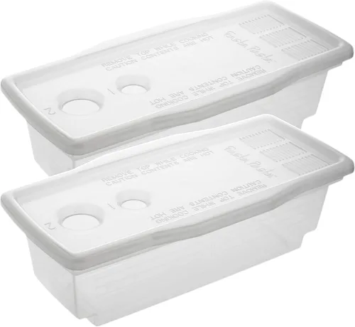Vista 6 de Fasta Pasta Cocina de pasta para microondas, el original (2 unidades): cocina hasta 4 porciones, sin ensuciar, pegar o esperar a que hierva, pasta