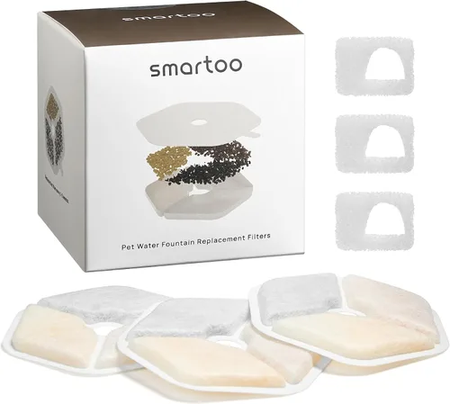 Vista 8 de Smartoo Fuente de agua inalámbrica para gatos de acero inoxidable, fuente para gatos de 152 oz/4.5 L, funciona con pilas, fuente de agua inalámbrica