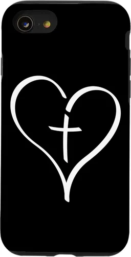 Vista 18 de Blessed Christian Heart Jesus Cross Christian Catholics Cute Case for iPhone 16