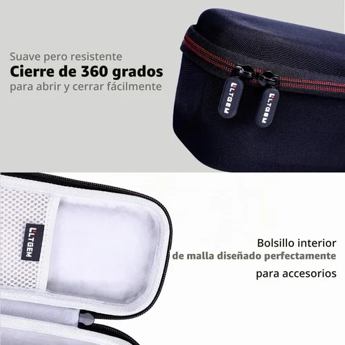 Vista 7 de Funda rígida de viaje para REVLON One-Step Volumizer Original 1.0/Volumizer Plus 2.0 secador de pelo y cepillo de aire caliente (solo funda)