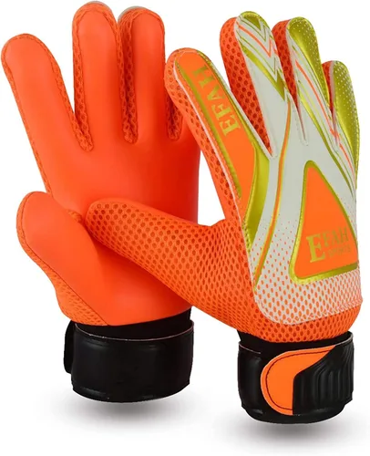 Vista 16 de Guantes de portero de fútbol para niños y jóvenes, guantes de portero de fútbol con agarres fuertes
