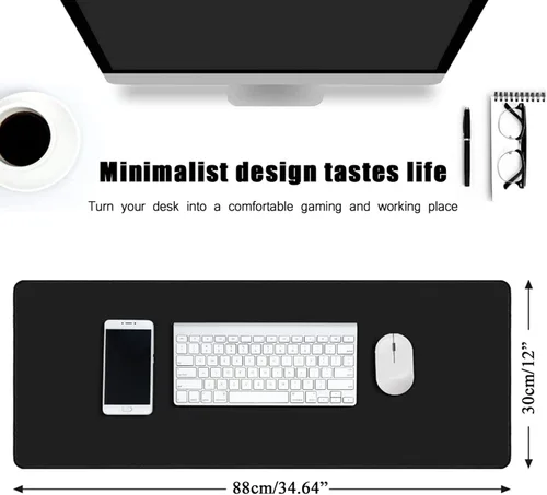 Vista 2 de Tapete VIPAMZ para mouse para juegos, XXXL, portátil, tamaño grande, base de hule antiderrapante, tejido con tratamiento especial con control