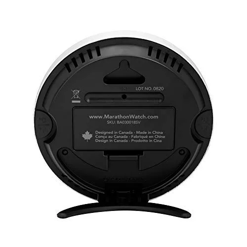 Vista 4 de MARATHON Termómetro higrómetro digital para interiores con indicador de comodidad Monitor de temperatura y humedad, registros altos y bajos
