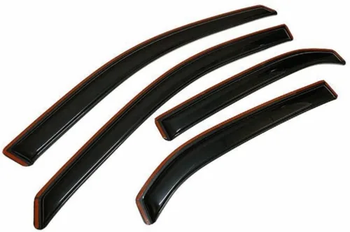 Vista 3 de Window Visor 4pcs Sun Rain Vent Wind Deflector Guard Left Driver Side in Channel Mount Style Acrylic Dark Smoke for Chevy for Equinox 2010-2017