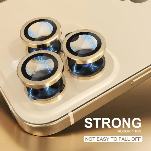 Vista 127 de Choiche Compatible para iPhone 16 Pro/iPhone 16 Pro Max Protector de Lente de Cámara, Vidrio Templado 9H Protector de Pantalla de Cubierta de Cámara