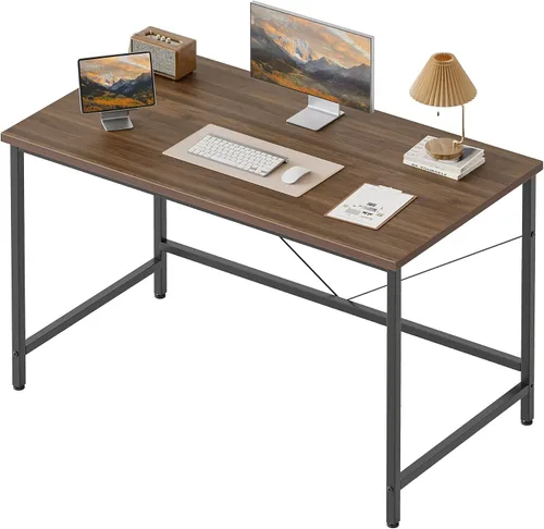 Vista 11 de Mericonia Escritorio para computadora, escritorio de juegos para espacios pequeños, mesa de estilo moderno y simple para oficina en casa, mesa