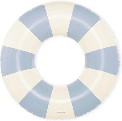 Vista 8 de Petites Pommes Flotador de piscina a rayas para niños y niños pequeños, tubo interior duradero, diseño de rayas clásico impreso a mano, dona