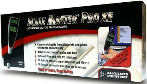 Vista 5 de Calculated Industries 6135 Scale Master Pro XE, medidor de planos digital avanzado para despegues de planos en modelos impresos 91 escalas