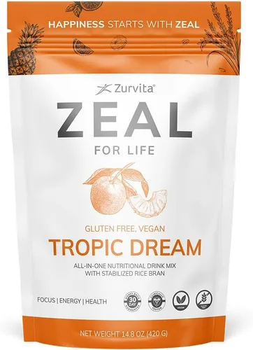 Vista 10 de Zurvita - Zeal for Life - Sabor a uva audaz - Suplemento nutricional diario para vitalidad, inmunidad y bienestar general - Bolsa de bienestar