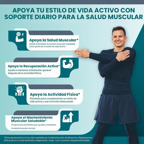 Vista 4 de Advanced HMB 5 en 1 para masa muscular y apoyo de recuperación, 180