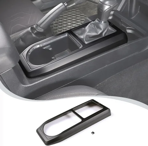 Vista 12 de Cubierta de marco de panel de engranajes de consola central compatible con Toyota Tacoma 2016-2023, panel de cambio de marchas de automóvil