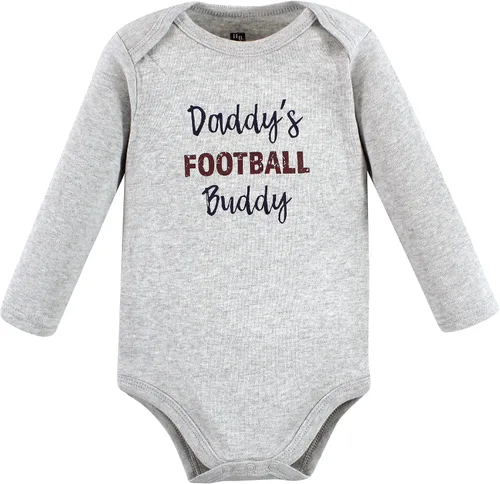 Vista 131 de Hudson Baby baby-boys Cotton Long-sleeve Bodysuits 5-pack