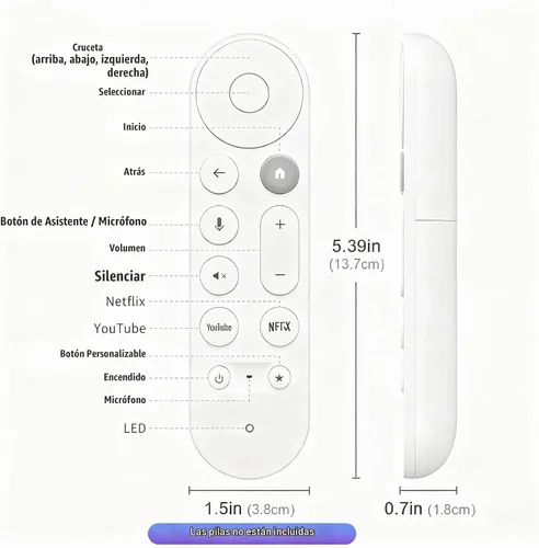 Vista 2 de Reemplazo de control remoto por voz GY3LE compatible
