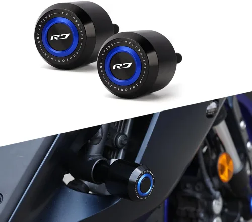 Vista 11 de Modeer Para YZF R7 2021-2023 2024 2025 extensión de soporte lateral de motocicleta Ampliar placa Pad yzf r7 yzfr7 r 7 Accesorios Color Azul