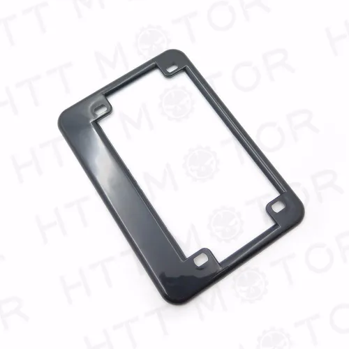 Vista 5 de MT294-004 - Marco de matrícula de motocicleta compatible con placa de motocicleta de 4 x 7 pulgadas de ancho extra de 1 pulgada