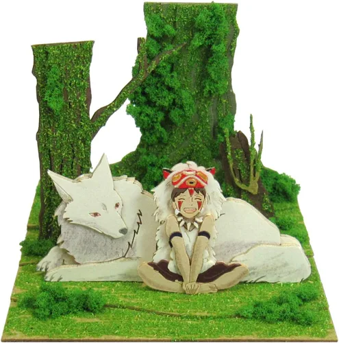 Vista 2 de Puf gigante con sillas Papercraft Princess Mononoke