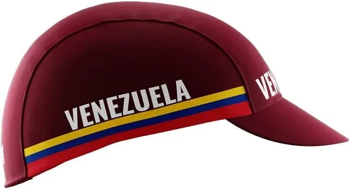Vista 4 de ScudoPro Venezuela Code - Gorra de ciclismo para carretera o correr Negro