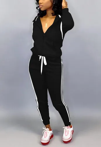 Vista 4 de Mrskoala Two Piece Outfits for Women Tracksuit Sweat Suits Workout Jogging Sets Loungewear with Pocket