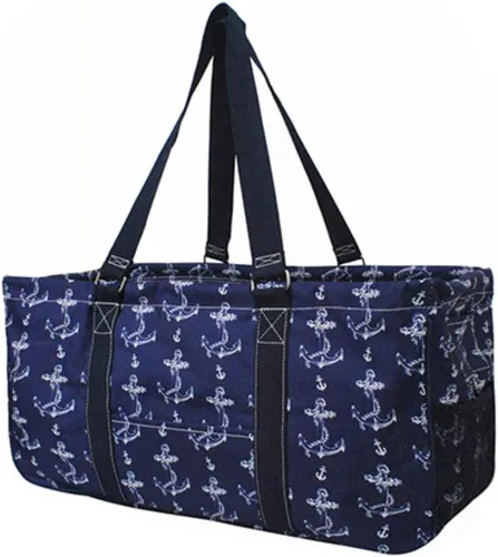 Vista 99 de NGIL Bolsa de comestibles reutilizable extra grande plegable de gran tamaño para comestibles, almacenamiento, picnic, playa, Estampado de vaca