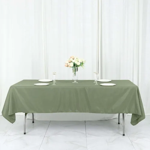 Vista 89 de Efavormart - Mantel rectangular, 60 x 102 pulgadas, resistente a las manchas y a las arrugas, lavable, mantel decorativo oblongo de tela de Amatista