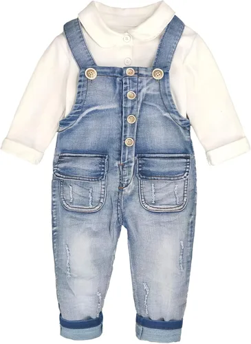 Vista 24 de Conjunto de pantalones de jean para bebés y niños pequeños