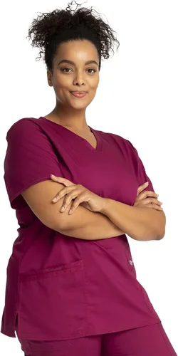 Vista 6 de Workwear Revolution Mujeres Scrubs Top V-cuello WW620